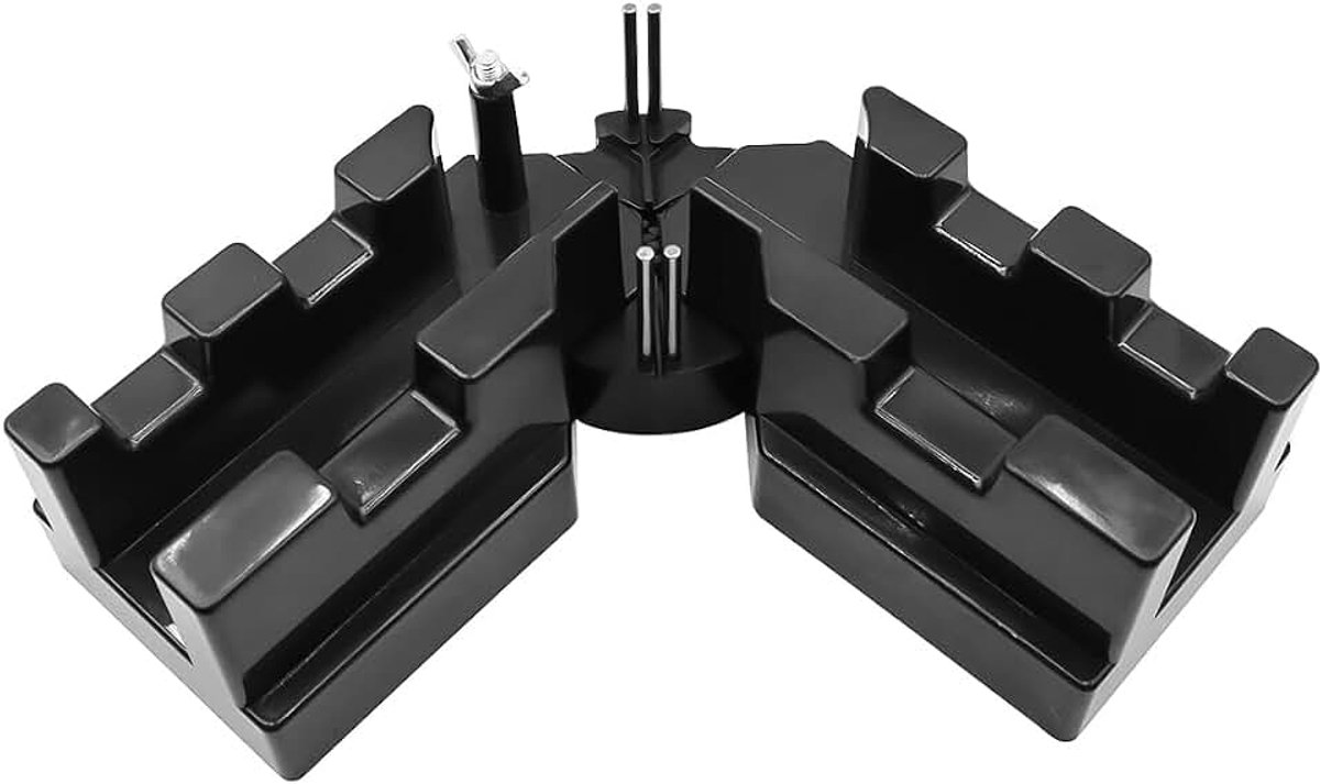Verstekblok, houtbewerkingsgereedschap, 2-in-1 schuine meter, schuine en verstekbak voor 85-180° nauwkeurige plinten, pijpleidinginstallatie, houtbewerking en woningrenovatie