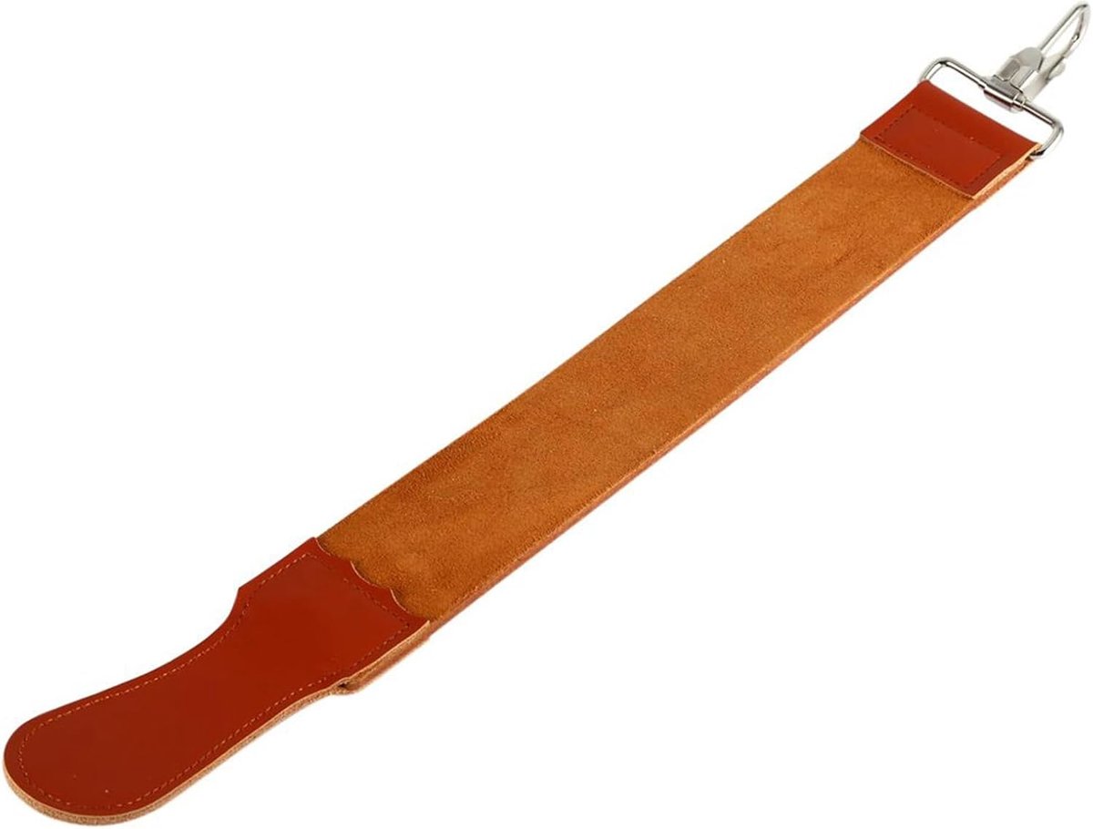 Strop Riem Kapper Zakmes,Lederen Riem Voor Het Scherpen En Slijpen Van Kappers,Lederen Strop Voor Mes Slijpen,Sharpener Belt,Voor Het Thuis Slijpen Van Scheermessen Accessoires,Kiuiom