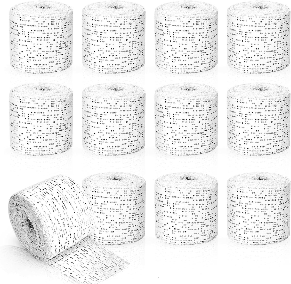 Gipsverband babybuik 5 cm x 270 cm, 12 stuks gips afdrukbinding sneldrogend, gipsverbanden om te knutselen, gipsafdruk babybuik set