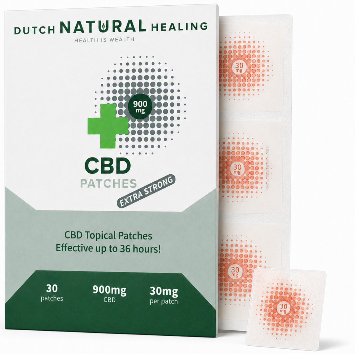 30x Dutch Natural Healing CBD Pleisters