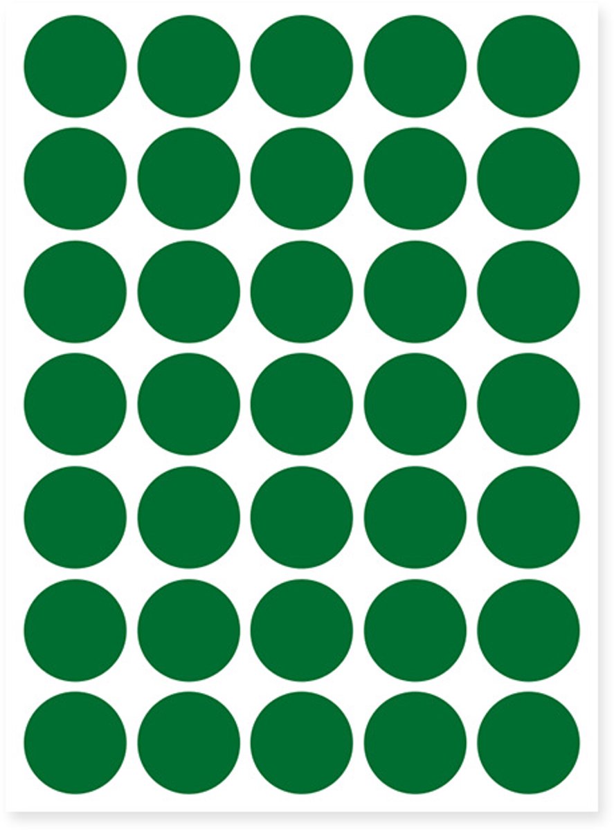 20 vellen rond zelfklevend papier van 10 mm – 10 kleuren, 4008 stippen | Zelfklevende stiften,groente,25MM
