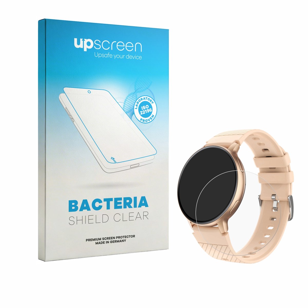 upscreen - Screenprotector voor Stahlgear Luna 1.32" - Folie Beschermfolie transparant antibacterieel