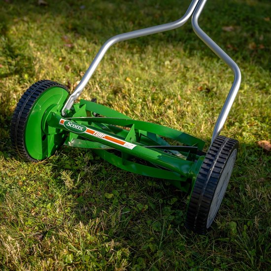 Duwgrasmaaier - Handmaaier - Gazon Onderhoud - 5-Bladig Systeem - 36 cm Maaibreedte - Groen — afbeelding 5