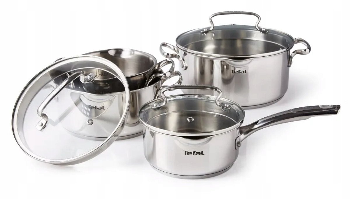 Tefal Duetto+ Pannenset 7-delig RVS - Geschikt voor Inductie