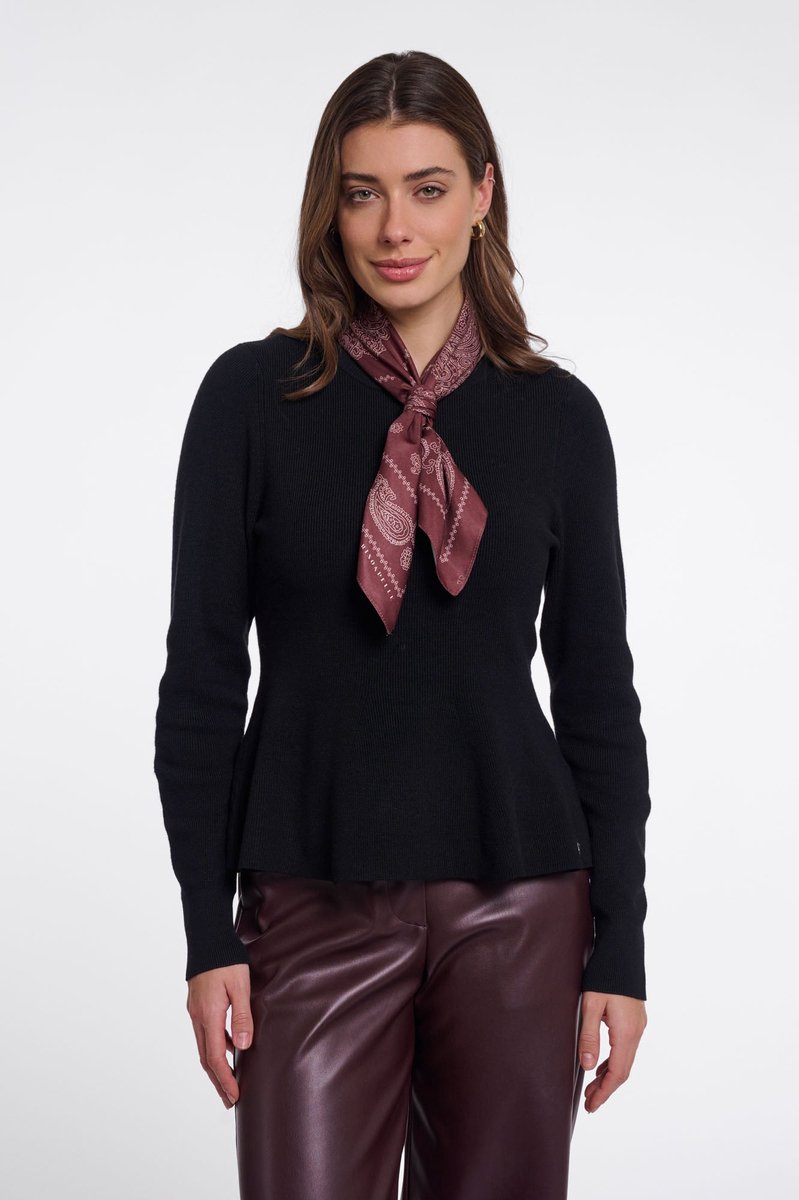 Rino & Pelle Accessories - Maëlle silk scarf - Sangria paisley
