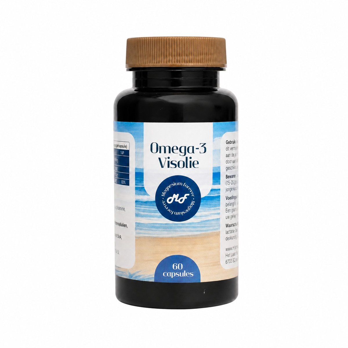 Magnesium-Forever Omega 3 Visolie – 455 mg EPA & 230 mg DHA – 60 Softgels
