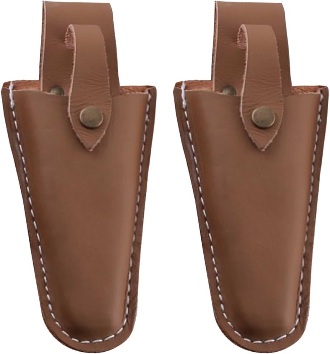 Schede Tool Holster, 2PCS Lederen Case Tool Houder Riem Houder Tuintas tas voor Tangen, Tuinschaar, Schaar of Tuinmes, Lederen Holster