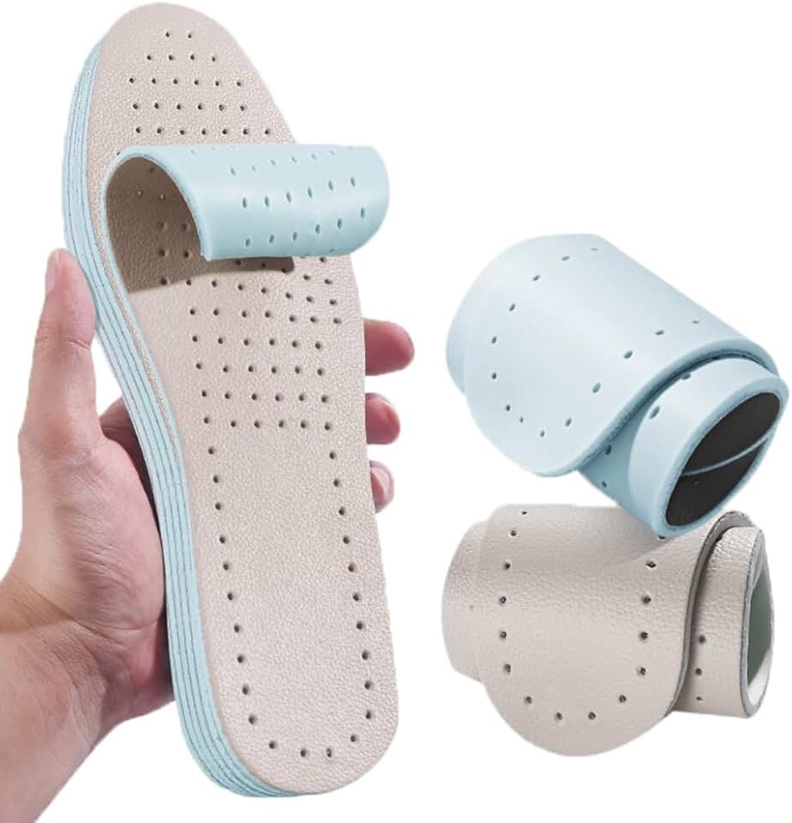Comfort-inlegzolen Anti-geur- en transpiratiebinnenzool voor heren- en damesschoenen (39-40)