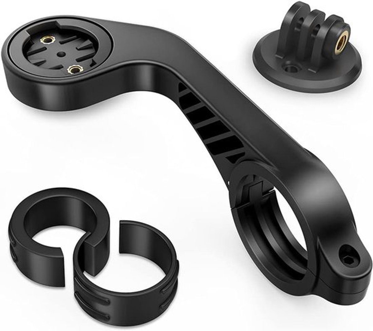 Stuurbeugelhouder voor Garmin GPS, XOSS G/G+ en iGPSPORT - Geschikt voor 25,4 mm en 31,8 mm - Ideaal voor verlichting en camera-accessoires