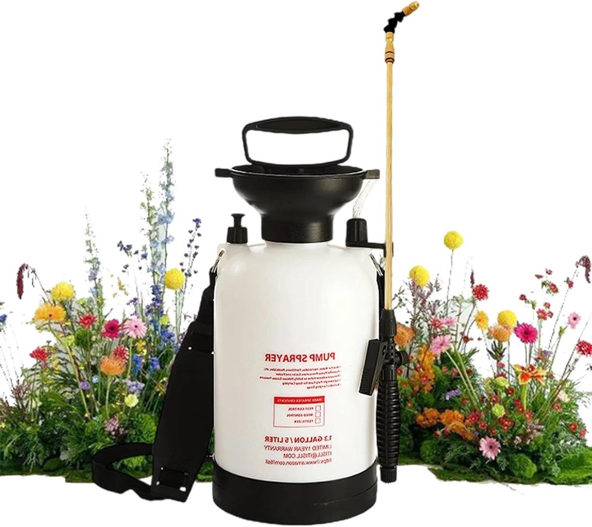 Drukspuit Tuinsproeier - Draagbare Sproeier Handmatig - Planten Water Geven - Verdikte Tank Lekvrij - 5 Liter - Niet gespecificeerd