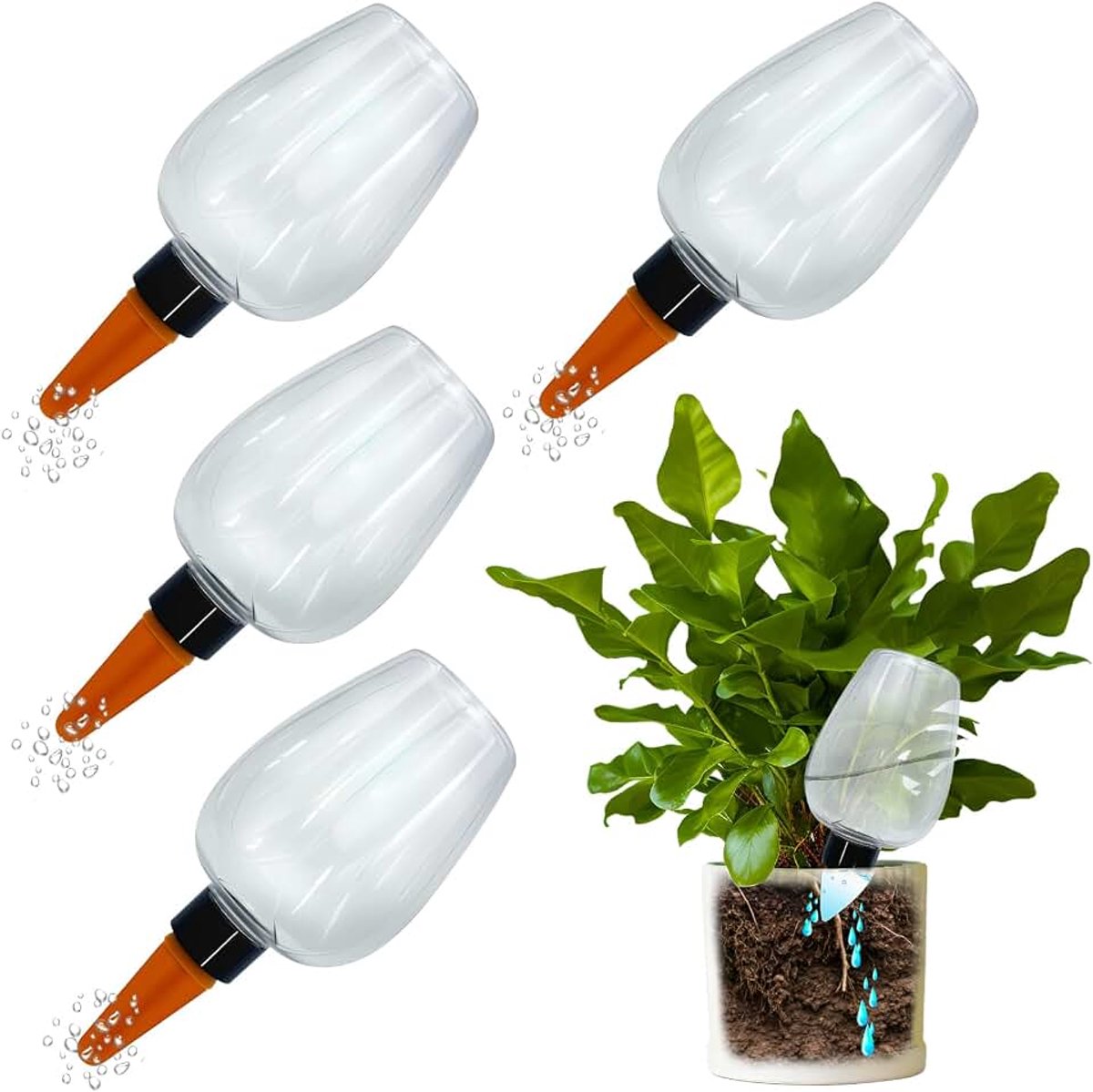 Waterdispenser planten (witte roos)