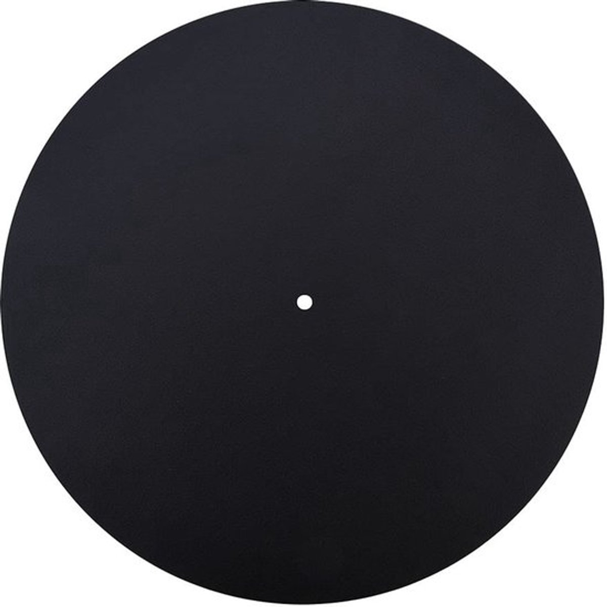 - Draaitafel Slipmat - Vinyl Platenblok - Vermindert Trillingen - Zwart - Antislip en Antistatisch - Geschikt voor 12 inch Platen