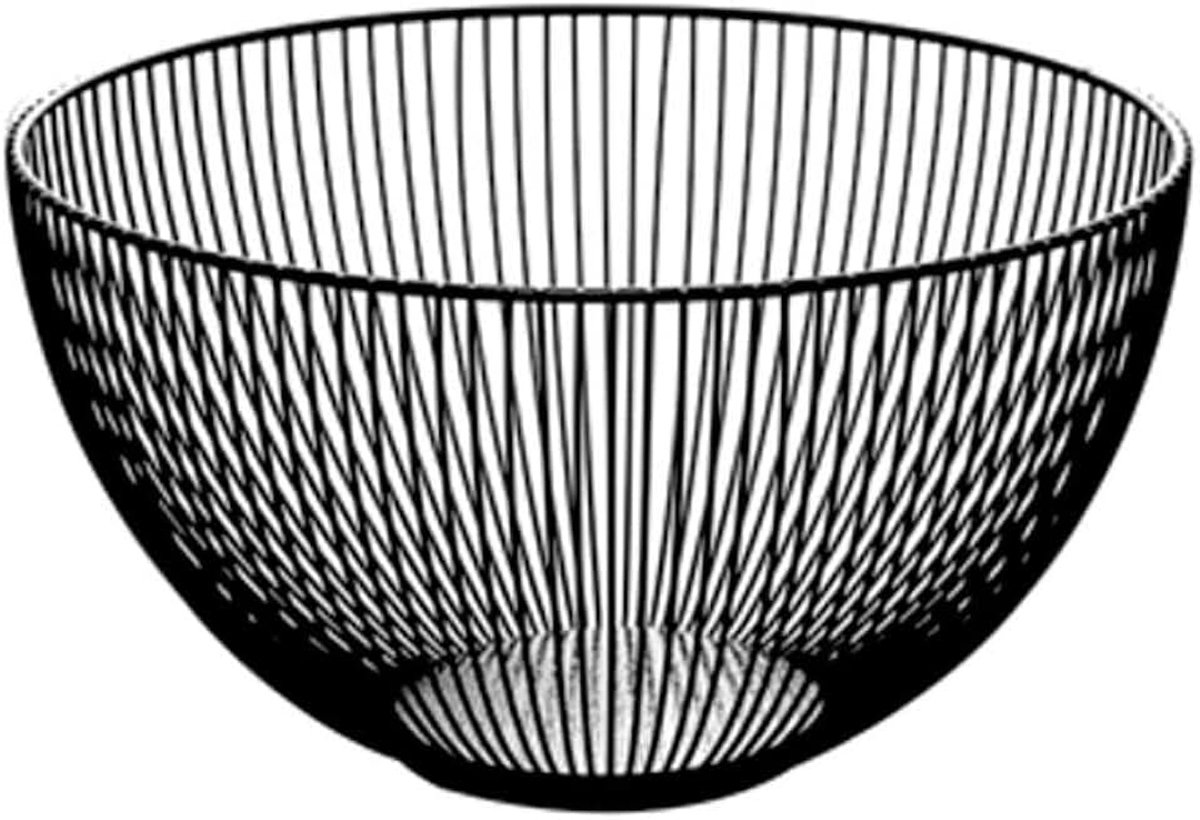 Fruitschaal Metal Wire fruitmand Kitchen Countertop Fruit Bowl Metal Countertop Schotel for groenten en snacks, for keuken en slaapkamer Fruit Bowl (Color : White)