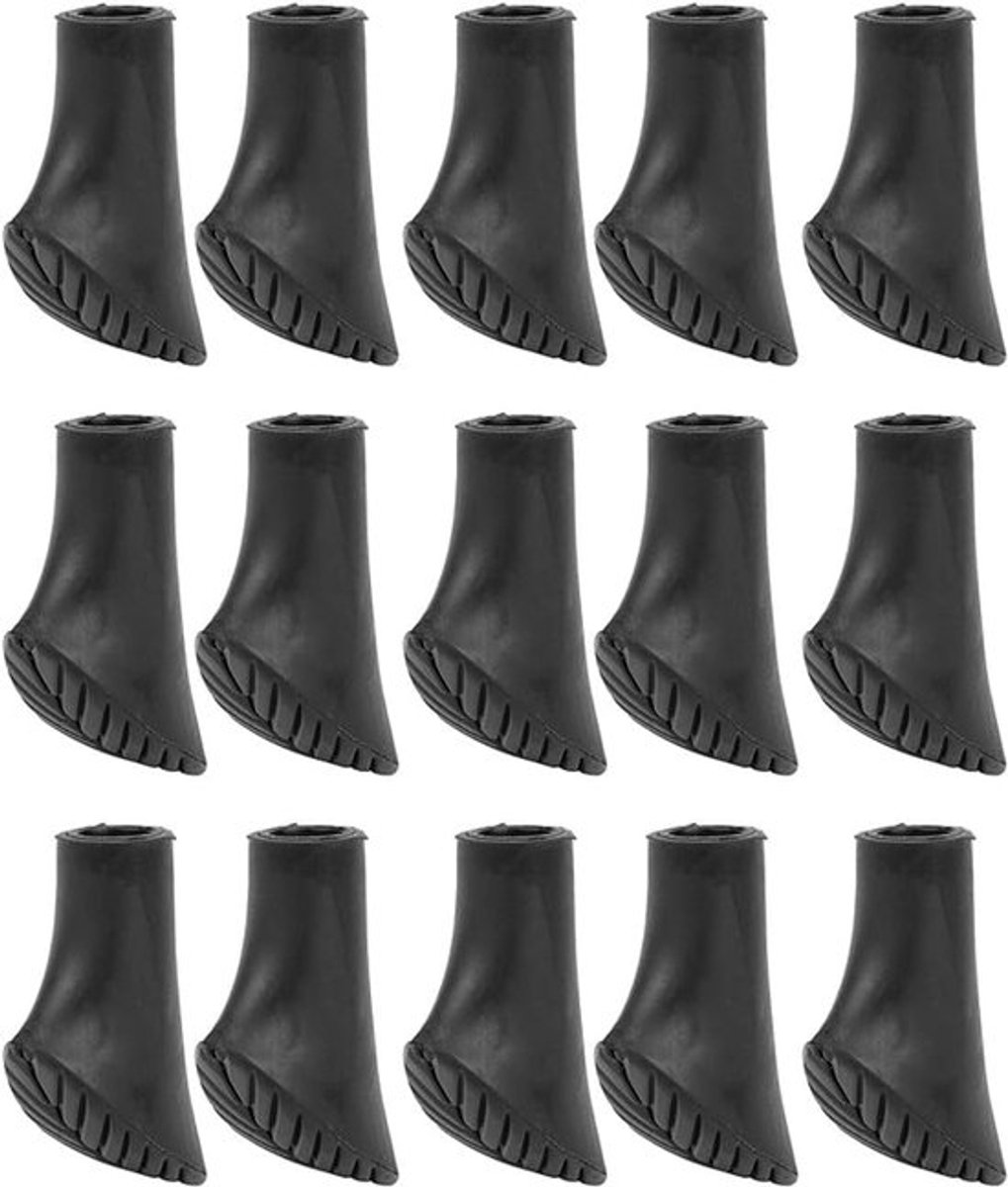 Tipbeschermer voor wandelstokken, universele antislip tipbeschermer in schoenvorm met slijtvast PVC-kussen, geschikt voor wandelen, trekken en kamperen.