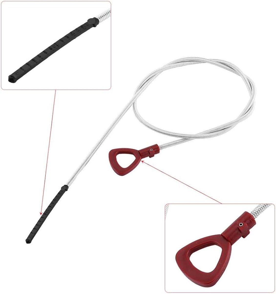 Vloeistof Peilstok 120 cm 48 Inch Versnellingsbak Automatische Transmissie Vloeistof Peilstok Reparatie Tool voor 722.6