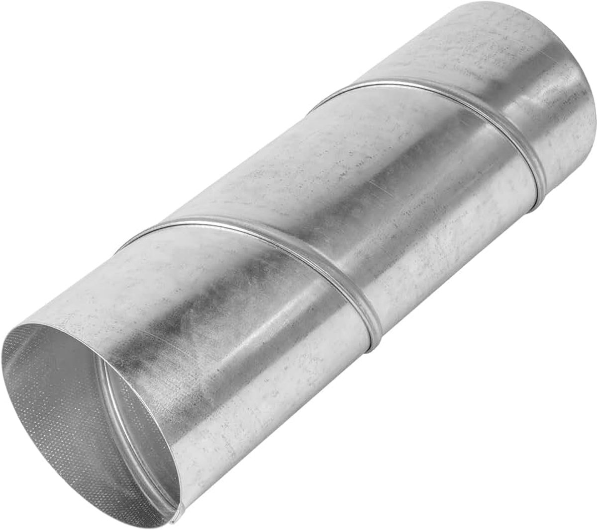 Market Ø 100 mm / 4 inch - 300 mm / 12 inch Lange Ronde Spiraalvormige Vergulde Stalen Luchtkanaal - Rechte Stijve Vergulde Staal - Drogerventilatieslang Uitbreiding, Warme Lucht Uitlaat