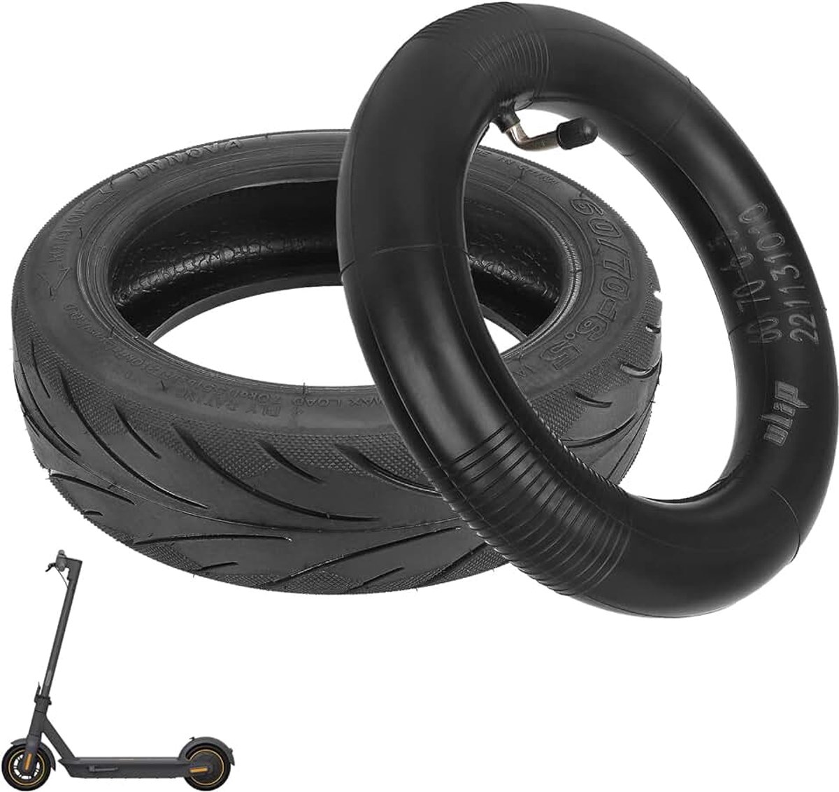 Zonder binnenband voor Xiaomi 5/5 Pro/5 Max, tubeless banden met dubbele sterkte voor Ninebot Max G30/G30D/G30D2 elektrische scooter, explosiebestendige straatbanden (1 set)