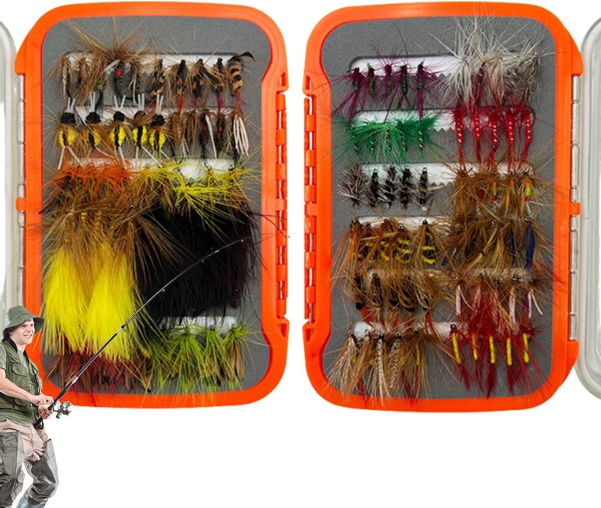 Vliegvis Set - Vis Assortiment Kit - Vissen in Zoutwater - Realistisch Ontwerp - 120 Stuks - Niet gespecificeerd