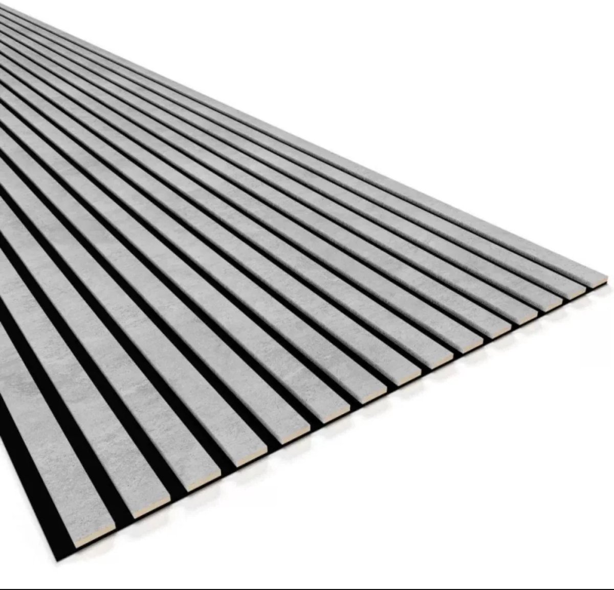 Akoestische wandpaneel licht grijs (Latten wanden) | 60x280x18 cm | 25 mm latten | Akupanel | Wandpaneel | Akoestisch Paneel | Lattenwand | Wandbekleding | Geluidsabsorberend | Houten Wandpanelen | Licht Grijs | Wanddecoratie | Moderne Wandpanelen