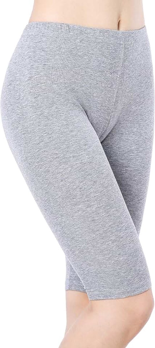 Leggings voor dames, knielang onder jurk, veiligheidsbroek, dunne elastaan shorts