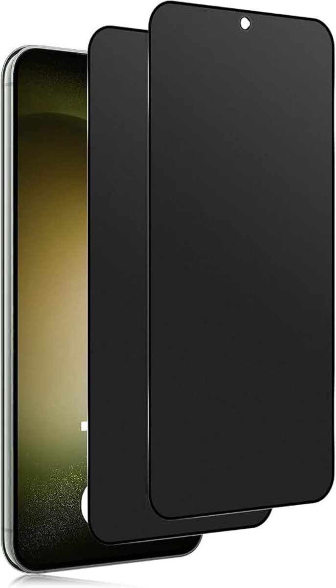 Displaybeschermfolie voor Samsung Galaxy S23+ 5G / S23 Plus 5G, mat, gehard glas, anti-spion, 9H, volledige afdekking, anti-spy, anti-verblinding, 2 stuks