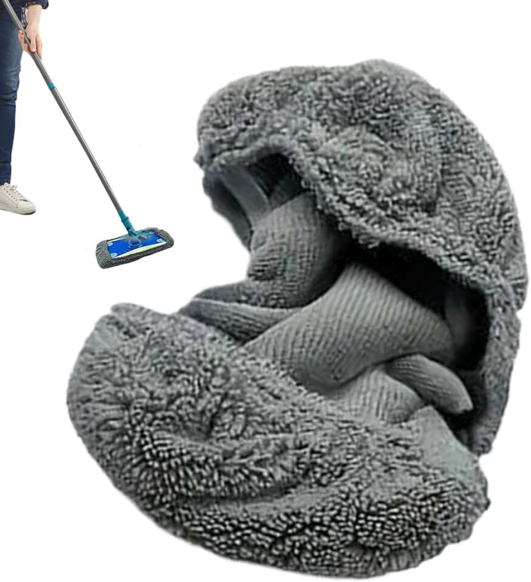 Pads Droog Veegdoeken Reinigingsnavulling | Platte Dweilhoes Voor In De Keuken, Badkamer, Woonkamer, Kelder, Entree, Wasruimte, Hardhouten Vloeren En Tegelvloeren