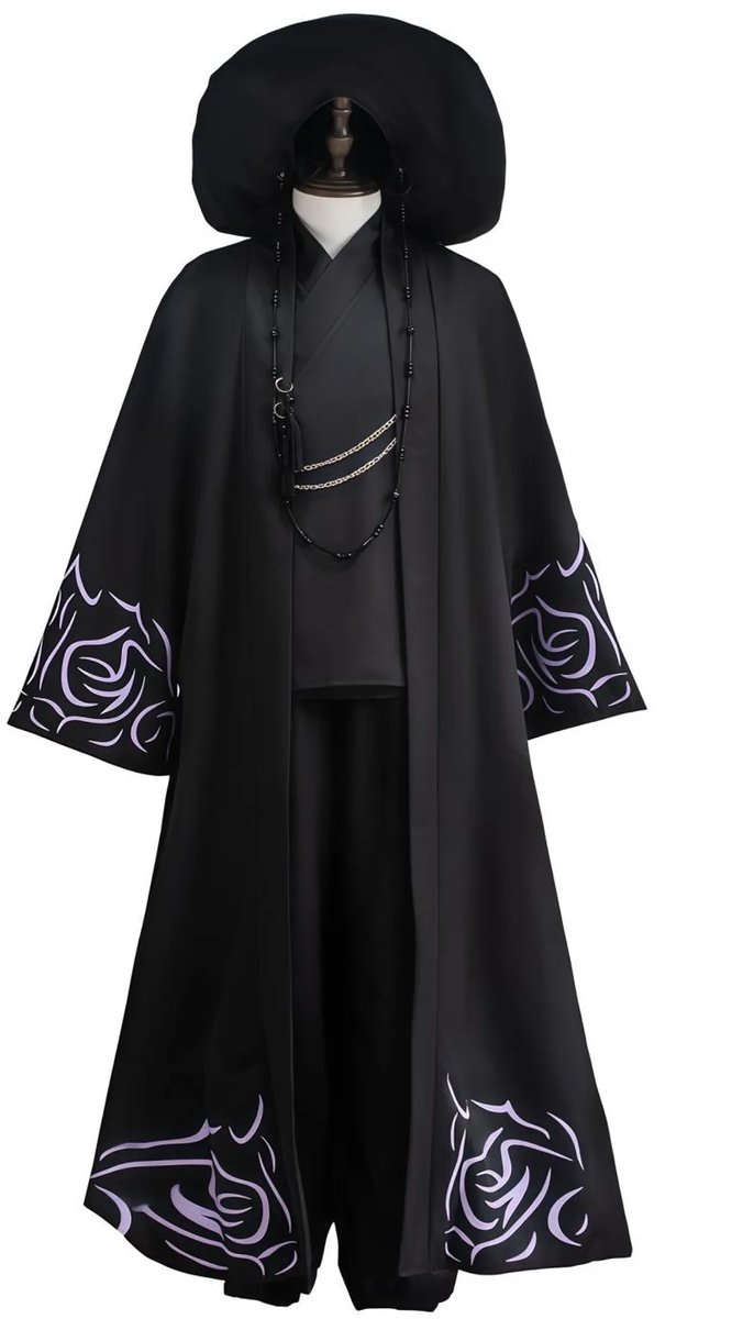 Casalora Cosplay Kostuum voor Volwassenen – Demon Hunters Stijl K‑Pop Geïnspireerd – Anime & Festival Kostuum – Zwart - S - 163-168