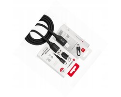 Forcell 66W USB-A naar USB-C Kabel 1m - Silicoon, Android Auto, Zwart
