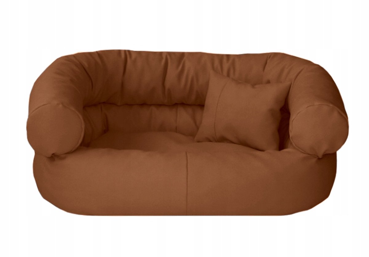 Hondenmand Fauteuil 'M' 80x60cm - Caramel Shine