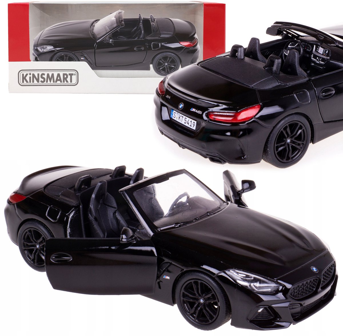 Kinsmart BMW Z4 Metaal Model Auto 1:32 Pull-Back - Cadeau
