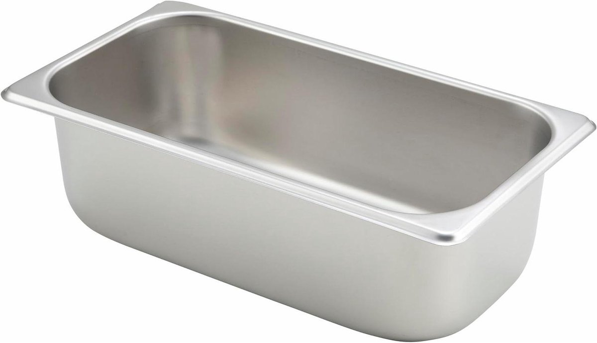 Keukenpan - Gastronorm bak - Professioneel koken - Vaatwasserbestendig - 10 cm diep - Zilverkleurig