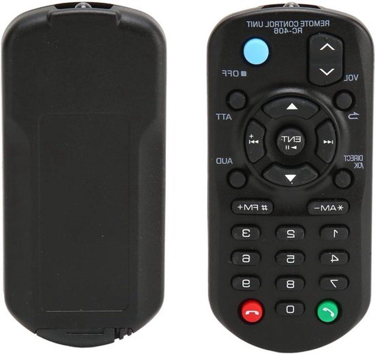 Afstandsbediening - Vervangende Remote - CD Ontvanger Bediening - Ergonomisch Ontwerp - 9 x 4 x 2 cm - Zwart