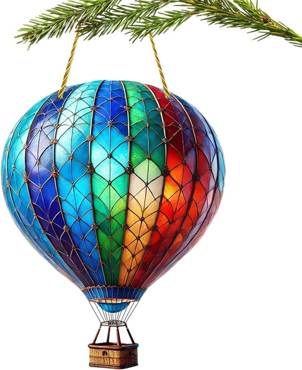 Zonvanger Voor Binnen Aan Het Raam Muur En Raamdecoratie | Muurhanger In Luchtballonvorm, Platte Acryl Versiering Voor Deur En Slaapkamer