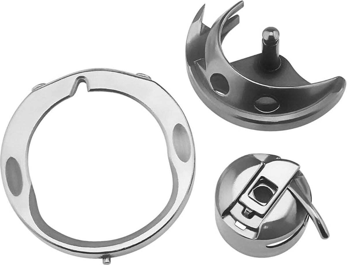 1 Set Spoelhuis & Haak & Spoelhuishoes Compatibel met Singer 1105/1107/1116/1120 Compatibel met Bernette12 Compatibel met EverSewn Maker 100