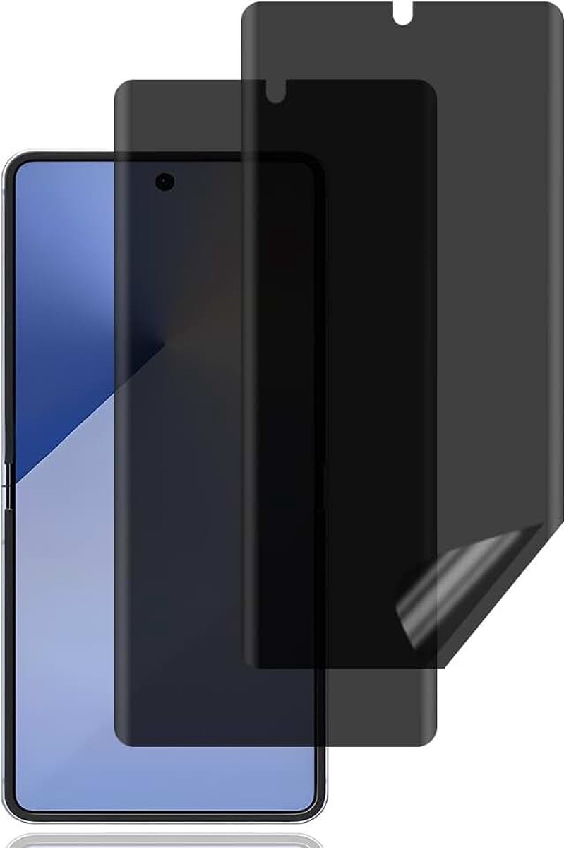 Screen Protector voor Samsung Galaxy Z Flip 7 5G [2 stuks] | anti-spy schermbeschermer,krasbestendig,hoge gevoeligheid,luchtbelvrij,anti-spy TPU zachte film voor Samsung Galaxy Z Flip 7