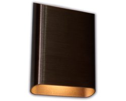 Wandlamp Diaz L - Donker Brons