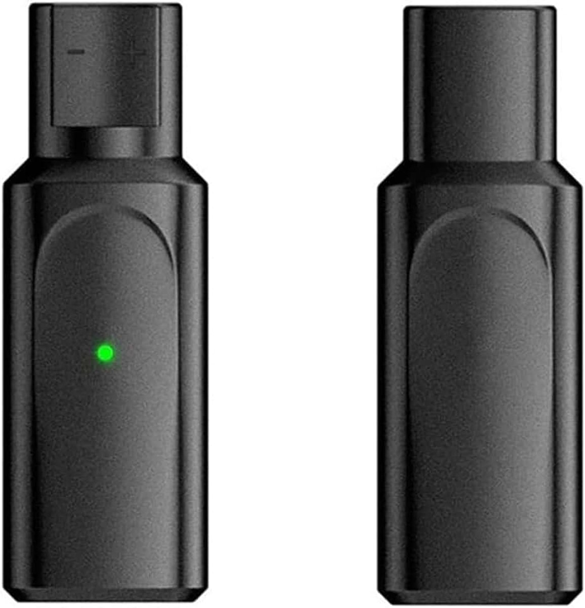 2 stuks adapters type C PD 5V ingang DC 12V 500mA uitgang met spanningsverhoging QC protocol indicatielampje