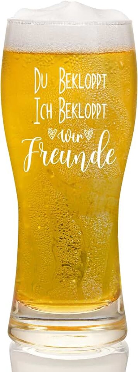 Beste vrienden cadeau, wijnglas cadeau voor goede vriend, cadeau-ideeën voor vriend, grappige cadeaus voor mannen, verjaardagscadeau voor vriend, wijnglas 390 ml
