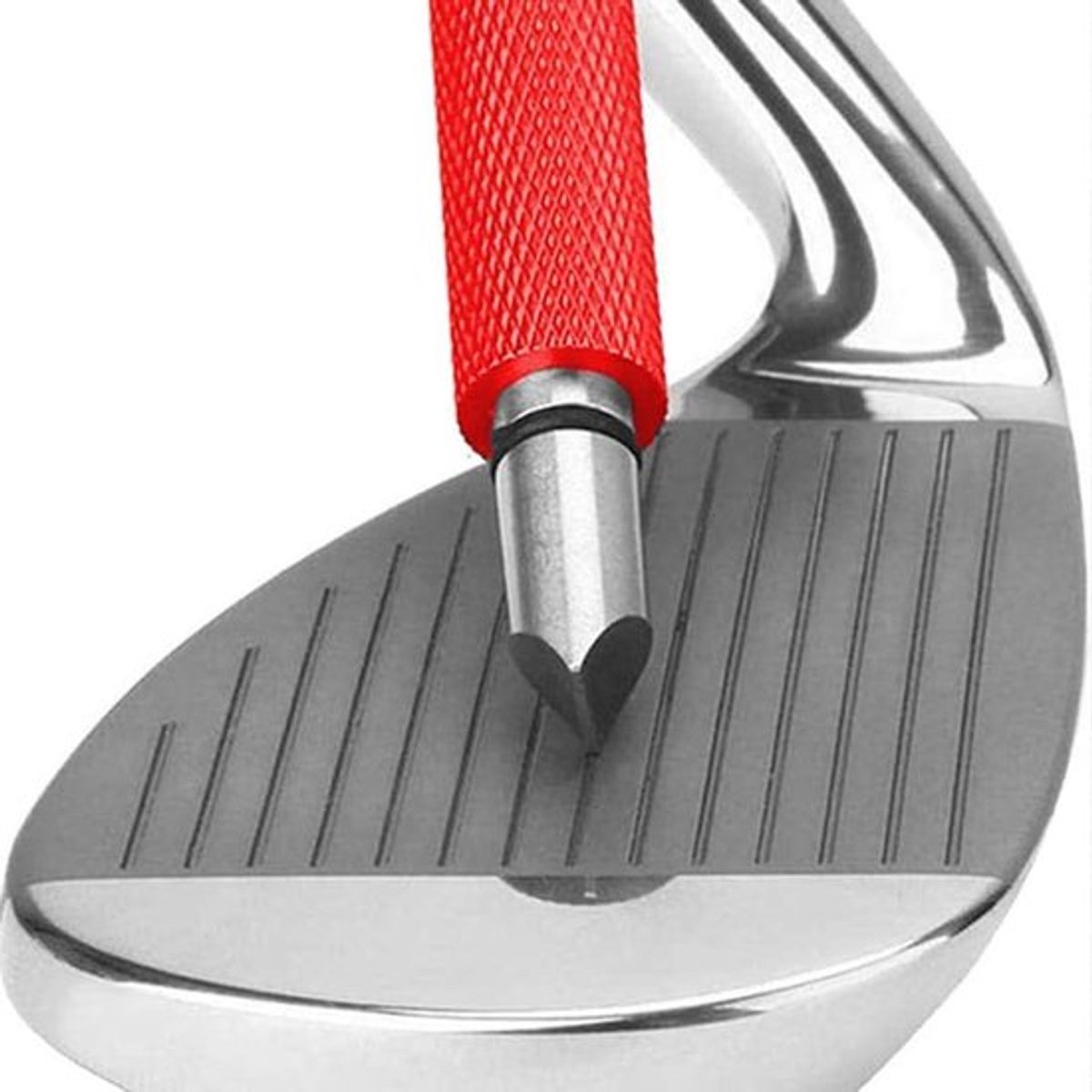 - Golf Groef Slijper - Reiniger - Rood - Hergroefgereedschap - voor Golfclub - Geschikt voor U V-Groeven