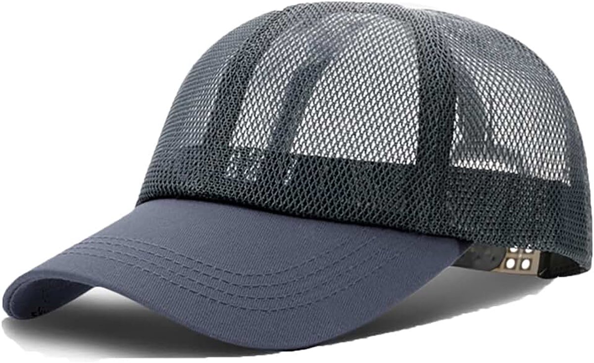 Honkbal Hoed voor Heren Zomer Ademend Mesh,Baseball Pet voor Dames Ventilatie Zonwering Sneldrogende,Zonnehoed Heren Lichtgewicht Verstelbare,Sportpet voor Unisex Buiten Hardloop Tennis Golf