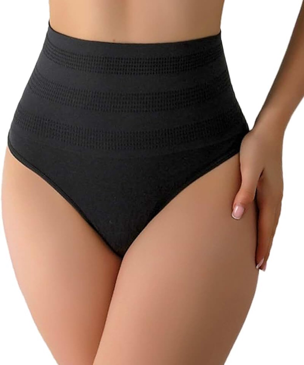 Buikweg-onderbroek voor dames, ondergoed, string, korsetslip, sterk vormende buikweg, hoge taille, ondergoed, string, korsetslips