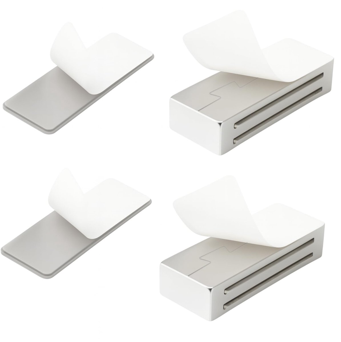 Magneetsluiting, zelfklevend, 12 kg, magneetsnapper, sterk, voor kastdeuren, laden, meubels, roestvrij staal, deurmagneten, zonder boren, eenvoudige montage, voor
