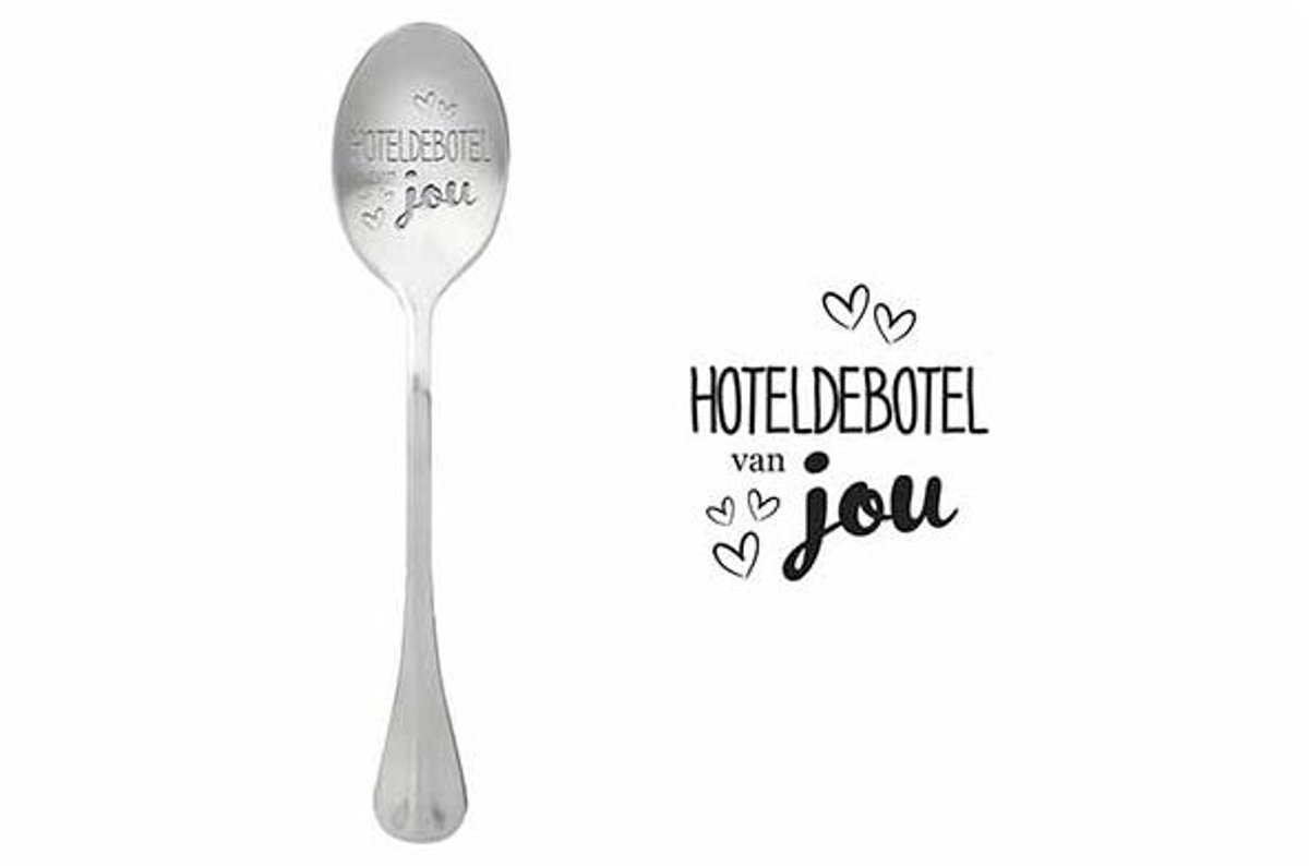 One Message Spoon Set6 Hoteldebotel Van Jou