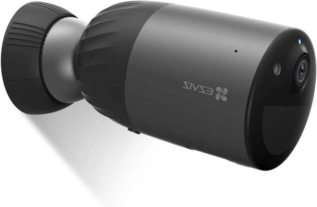 Binnencamera Wifi - IP Camera Beveiliging - Huis Bewaken - 100% Draadloos Batterij - 1080p Groothoek - Wit