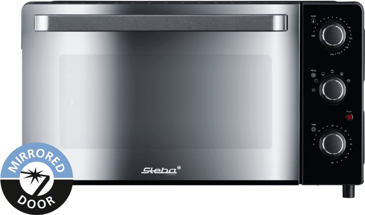 Steba KB238- Grill Bakoven met Draaispit - 38 liter inhoud - Vrijstaand - 2000 Watt - PFAS vrij - zwart