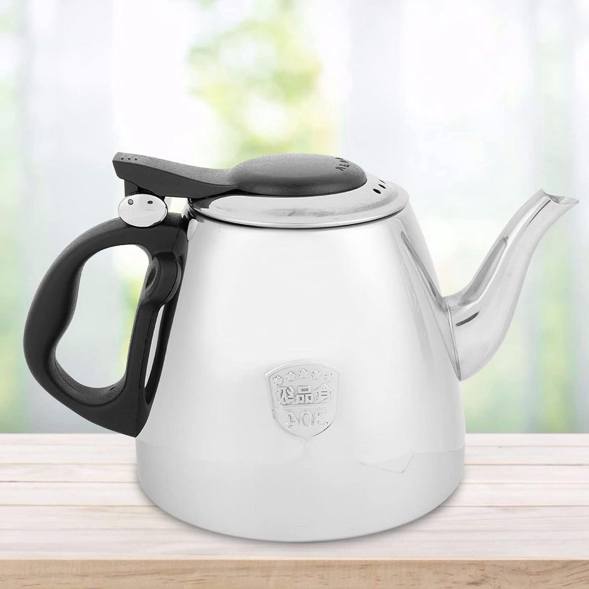 Roestvrijstalen Waterkoker - Kookpot Fornuis - Water Koken - Platte Bodem - 1.2 Liter - Zilver