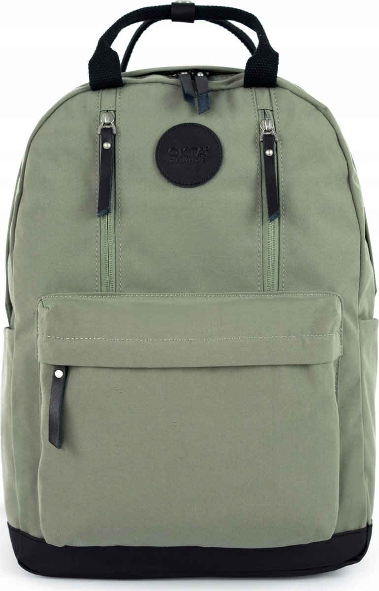 Himawari Okta Divided M-rugzak - Lichtgewicht, 14-inch laptop, kaki