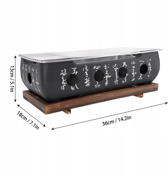 Japanse Koolgrill - Compact en duurzaam — afbeelding 4
