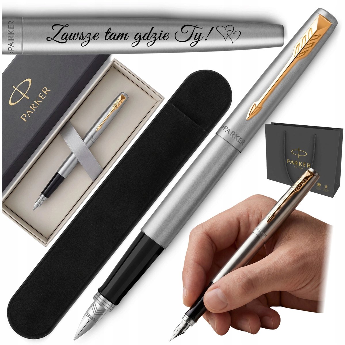 Parker Jotter Vulpen Set met Gravure - Luxe Cadeau