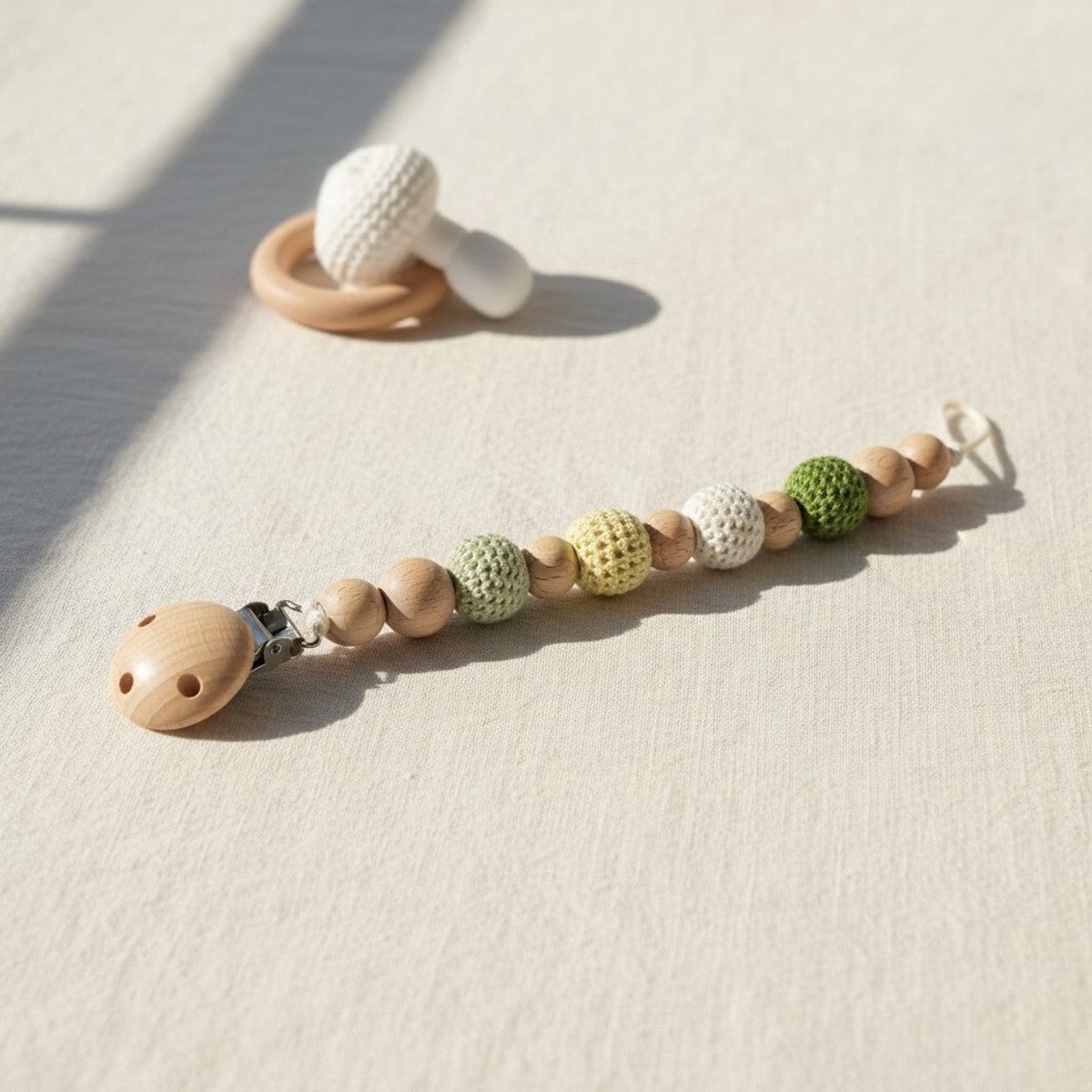Nuvinokids® Kraamcadeau Jongen Dino - 6-delige Babyset 100% Katoen - Handgemaakt Geboortecadeau - Babyshower - BPA Vrij – foto 3